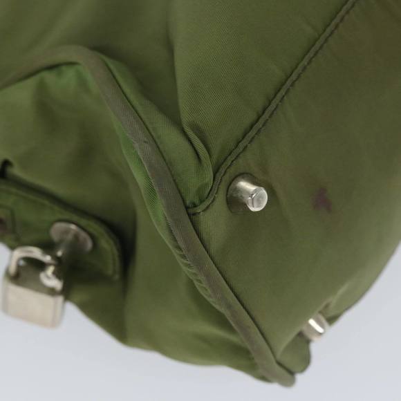 PRADA Hand Bag Nylon Khaki Auth 57260 - Picture 14 of 16